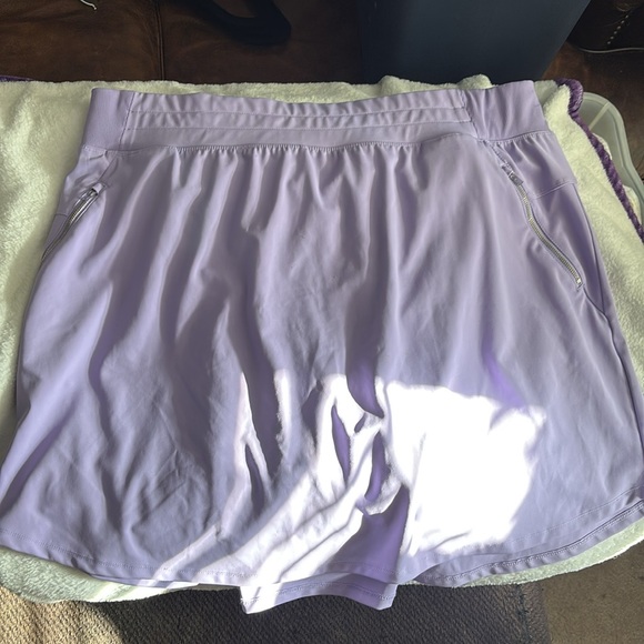 Lane Bryant Lavender Athletic Skirt with Zipper Pocket - Picture 1 of 4